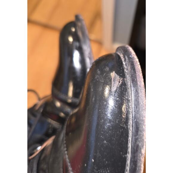 Bostonian mens black patent leather sz 7 FLAW - Picture 7 of 7